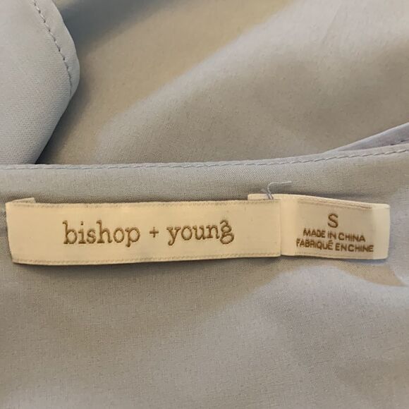 Bishop+Young light blue adjustable spaghetti strap tank Size S NWT - Picture 8 of 8